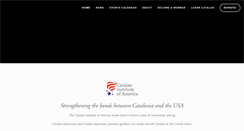 Desktop Screenshot of catalaninstituteofamerica.org