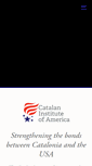 Mobile Screenshot of catalaninstituteofamerica.org
