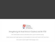 Tablet Screenshot of catalaninstituteofamerica.org